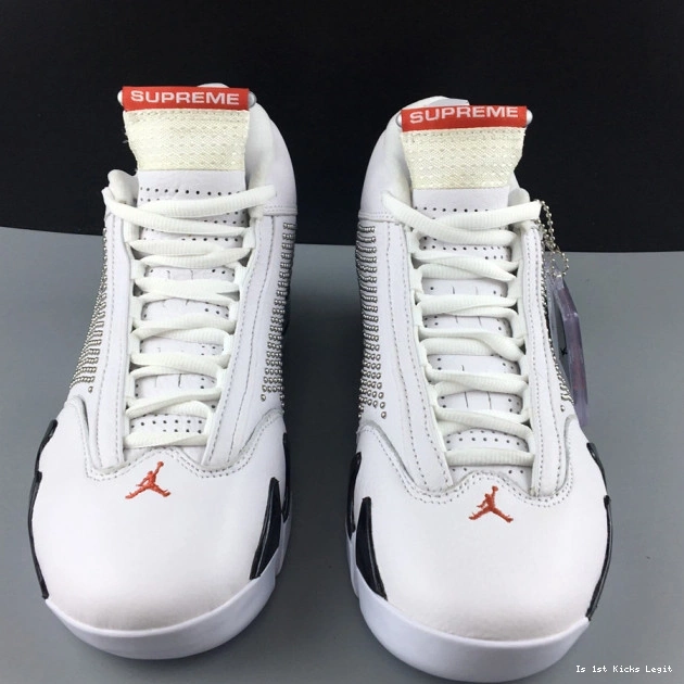 Air Jordan White 14 Retro BV7630-106 0801